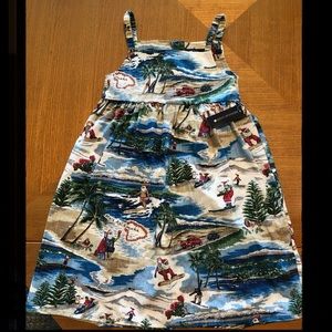 Reyn Spooner Girls Xmas Hawaiian Aloha Dress SZ 8